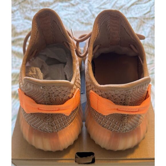Adidas Yeezy Size 8 Boost 350 V2 Clay Men Used EG7490 - Picture 5 of 11